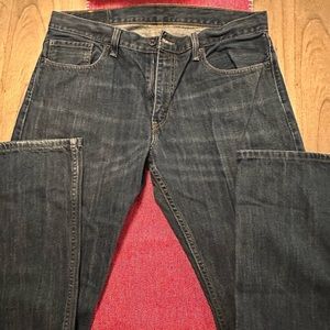 PREOWNED Mens Levi's 514 STRAIGHT FIT Blue Denim Jeans Size 36 X 34